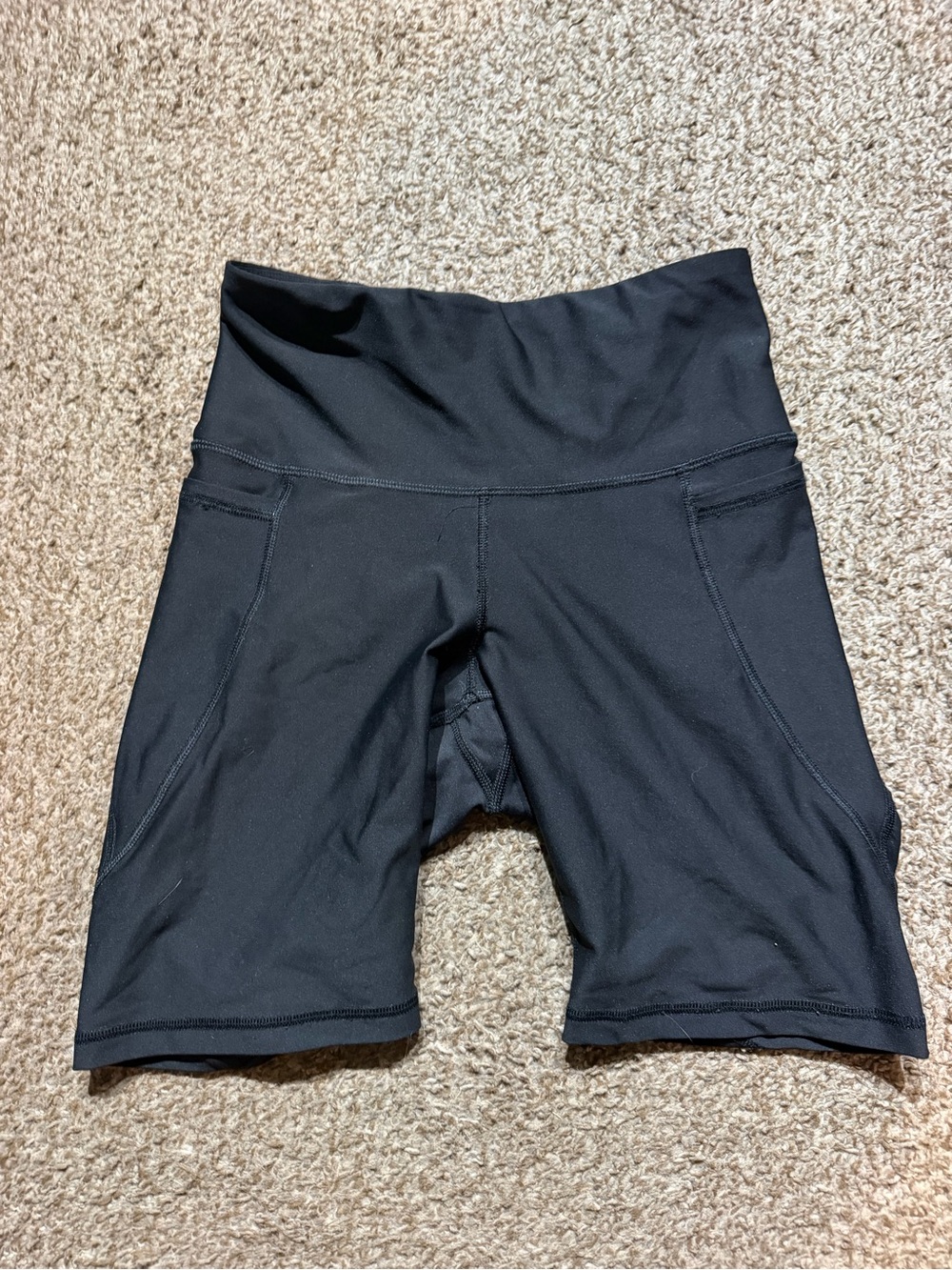 Old Navy Black High-Rise Bike Shorts